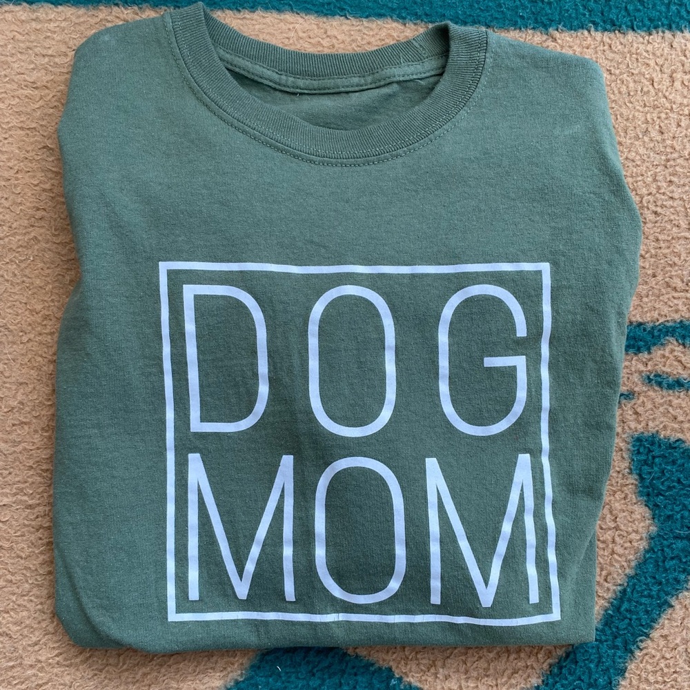 Pawz- Dog Mom Army Green Long Sleeve Small